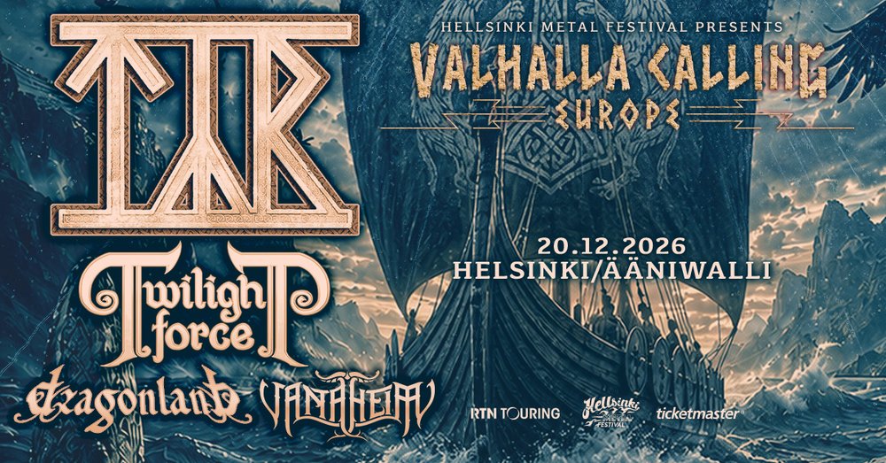 TÝR (FO) - Valhalla Calling Europe Tour 2026