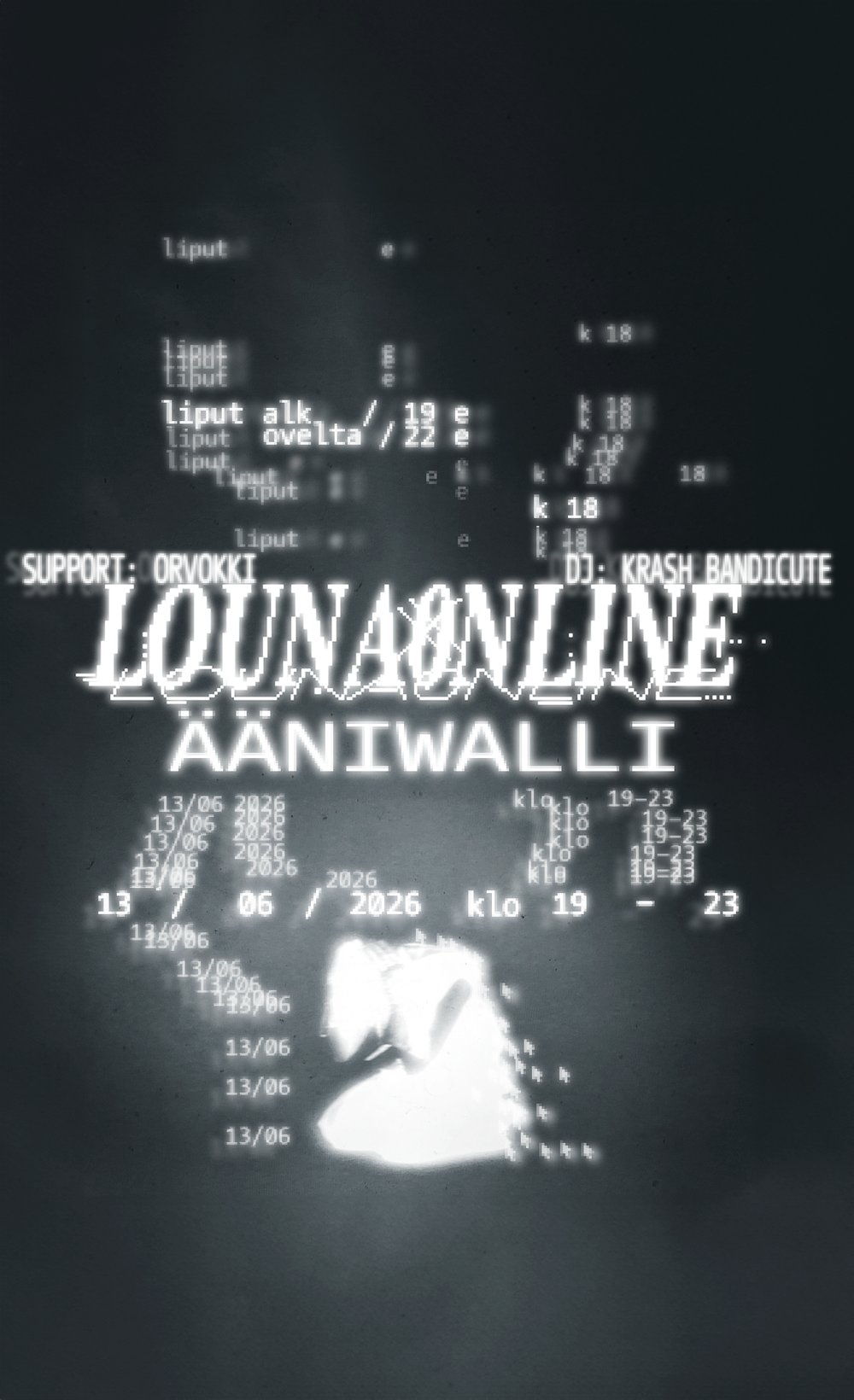 louna0nline, Orvokki, Krash Bandicute (DJ)