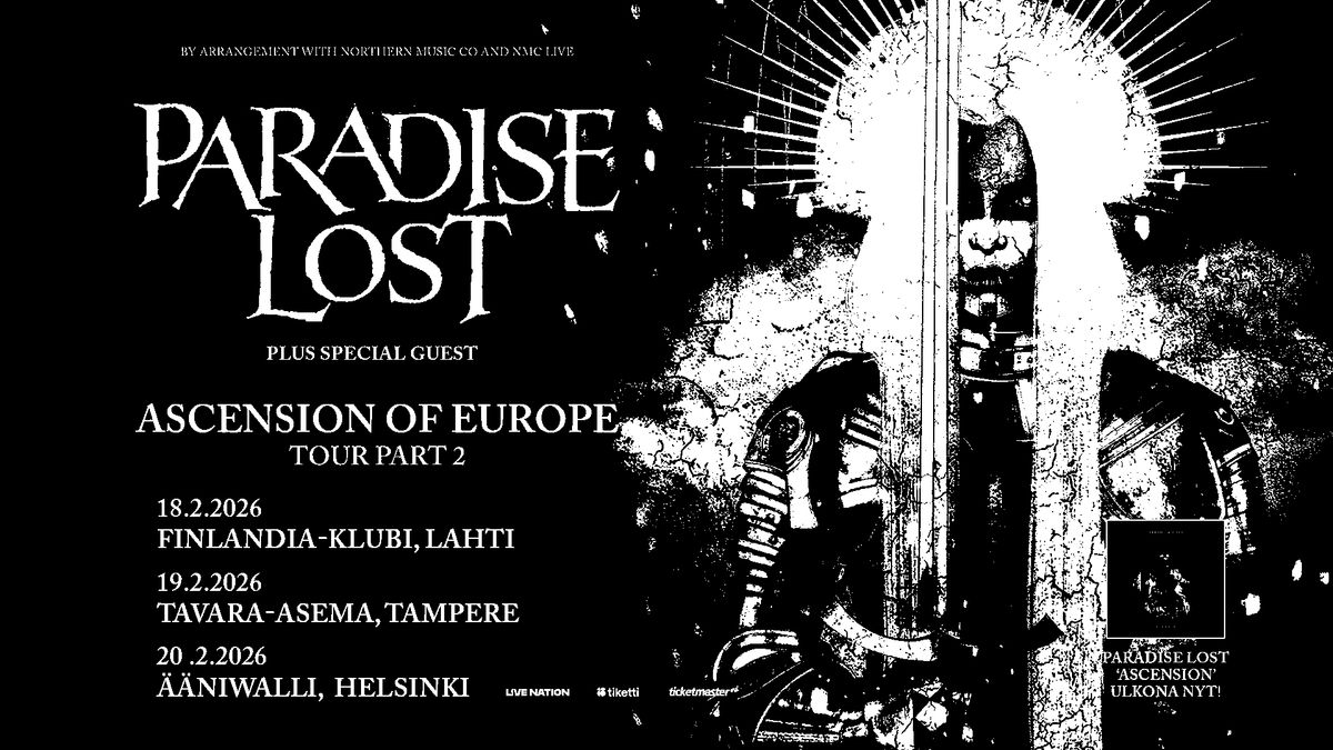 Paradise Lost – Ascension Of Europe Tour Part 2 (UK)