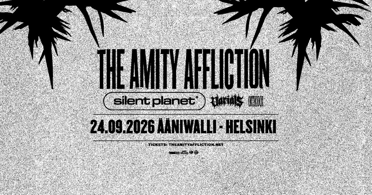 The Amity Affliction (AU) + supports: Silent planet, Varials, Orthodox (US)
